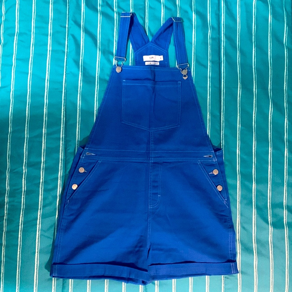 Twik Cotton Denim Overall-short